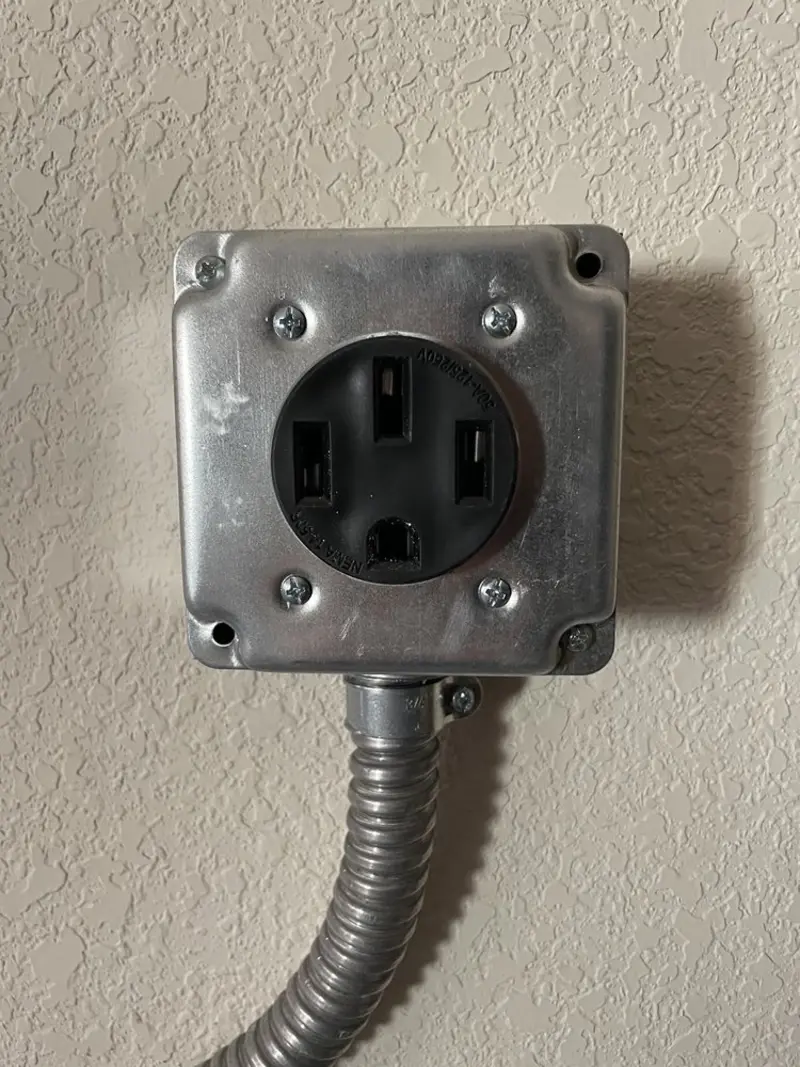 NEMA 14-50 outlet installed for Smart Home Electrical in West Columbia