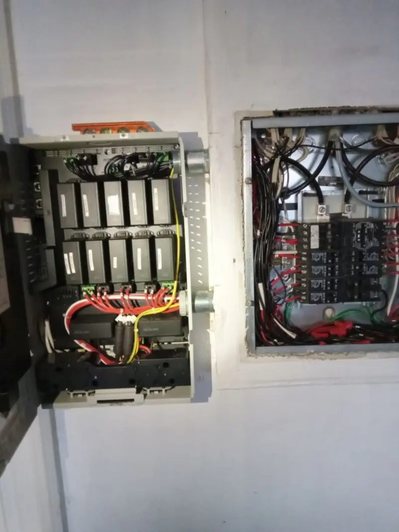 Electrical panel upgrade completed for Security Camera Wiring in West Columbia